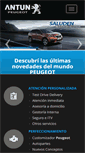 Mobile Screenshot of antunpeugeot.com.ar